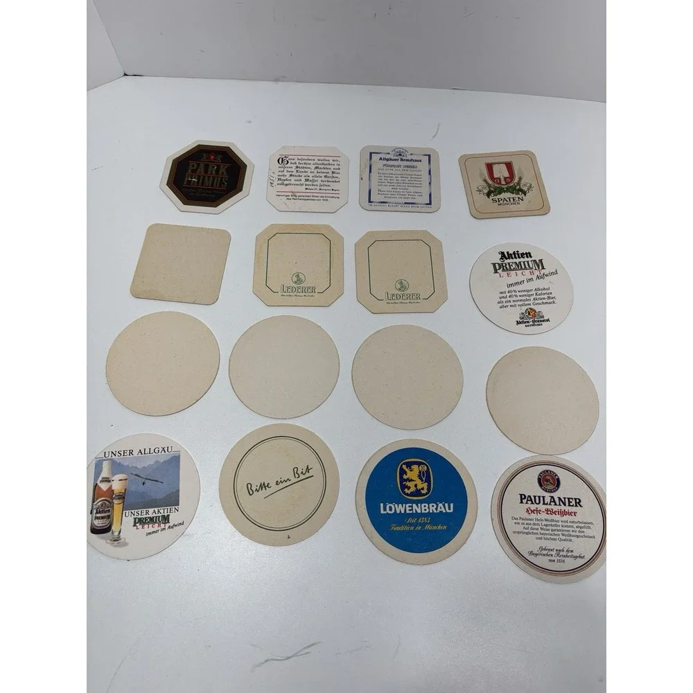 Lot of 16 Vintage Craft Beer Brewery‎ Coasters